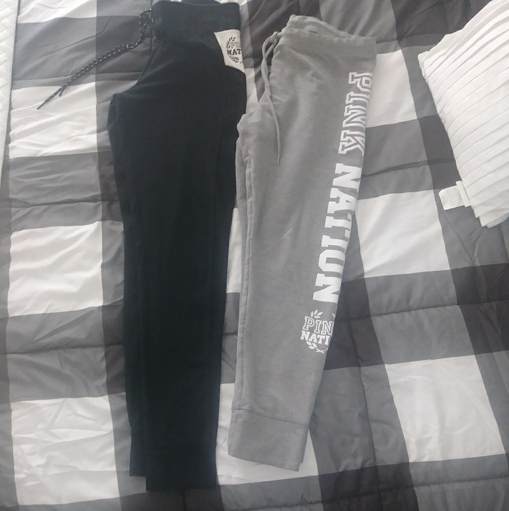 2 Victoria secret leggings/joggers